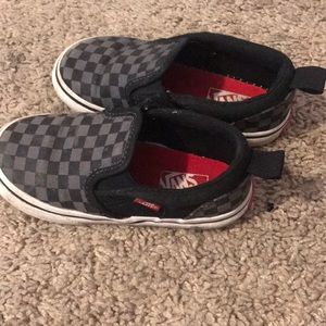 Toddler slip on vans Sz 8